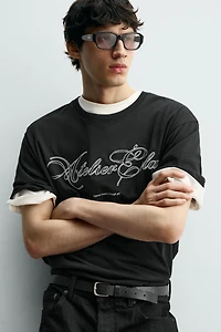 T-SHIRT BRODERIE INSCRIPTION