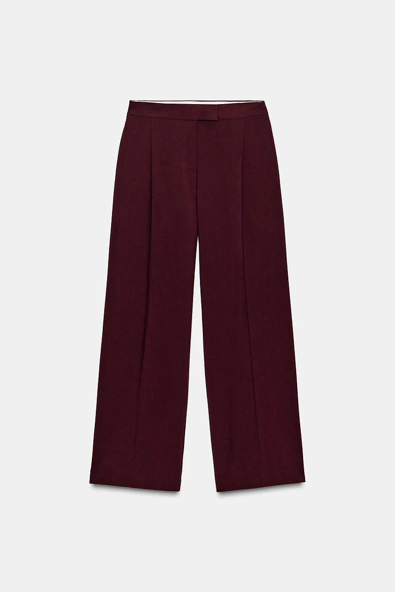 HIGH-WAISTED WIDE-LEG PANTS