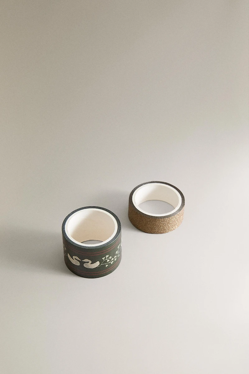 SET OF CHRISTMAS ADHESIVE TAPES (SET OF 2)