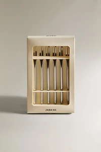 STEEL FORK SET (PACK OF 6)