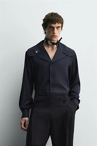 FLOWING SHIRT WITH PETER PAN COLLAR HARRY LAMBERT FOR ZARA X DISNEY