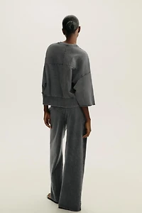 WASHED EFFECT PANTS