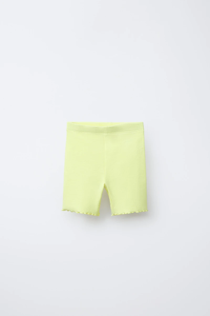 TWO-PACK PLAIN AND PRINTED CYCLING LEGGINGS