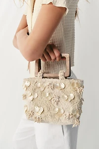 EMBROIDERED MINI HANDBAG
