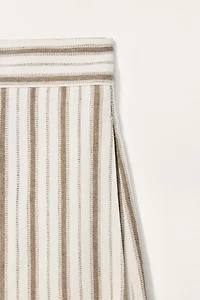 LIMITED EDITION STRIPED LINEN PANTS