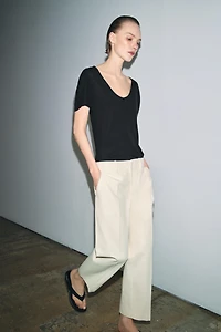 ZW COLLECTION CROPPED PANTS