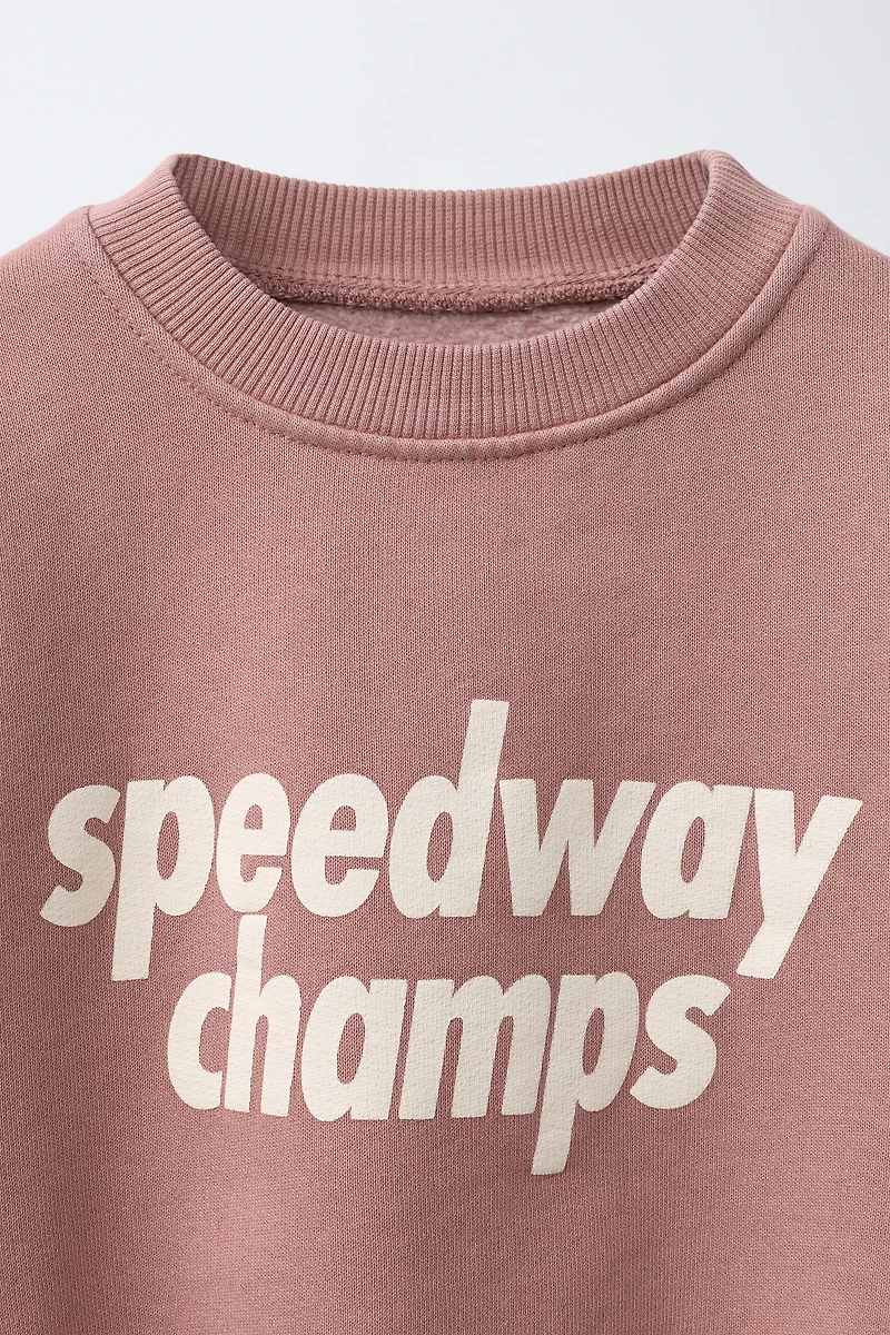 SWEAT À INSCRIPTION IMPRIMÉE