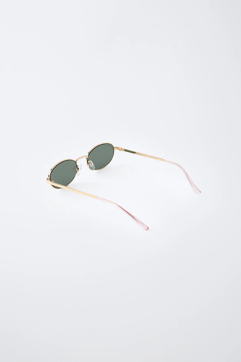 OVAL METAL SUNGLASSES