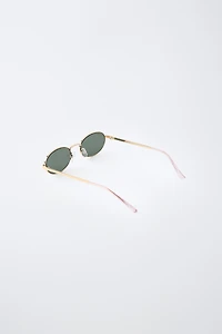 OVAL METAL SUNGLASSES