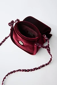 SAC BANDOULIÈRE NŒUD VELOURS