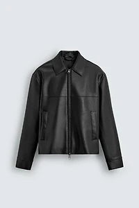 FAUX LEATHER JACKET