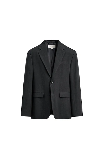 REGULAR FIT 100% LINEN SUIT BLAZER