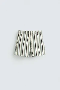 STRIPED MID-LENGTH SWIMSUIT