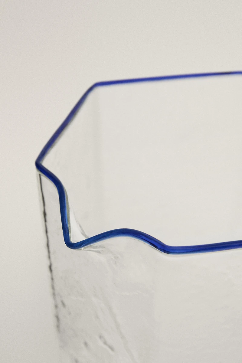 HEXAGONAL BOROSILICATE PITCHER