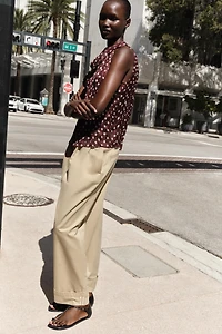 BLOUSE À POIS
