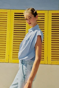 CHEMISE COURTE À CARREAUX VICHY