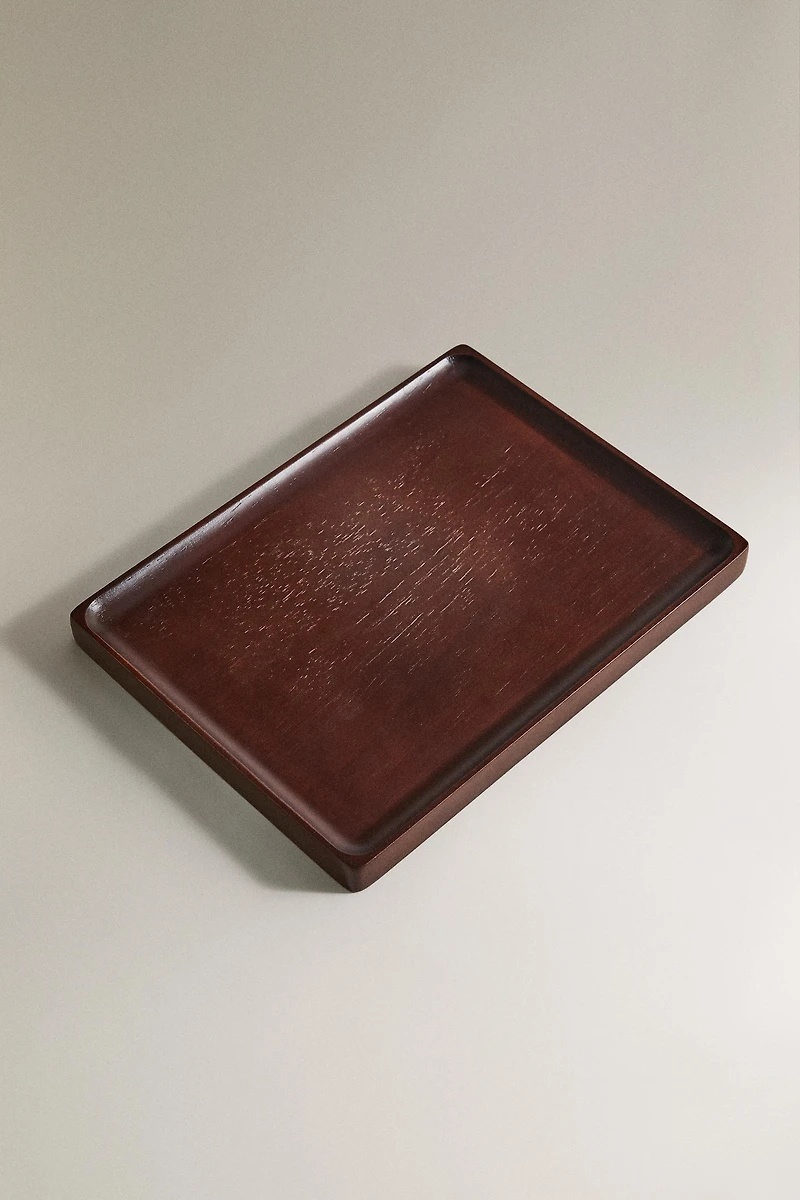 PLATEAU EN BOIS CHARGEUR MOBILE