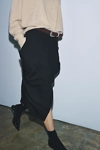 JUPE À POCHES DRAPÉES ZW COLLECTION