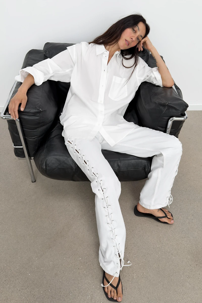 OVERSIZED POPLIN SHIRT