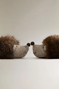 CHILDREN'S HEDGEHOG SLIPPERS