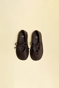 BALLERINES EN CUIR