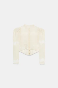 LACE CORSET JACKET TOP