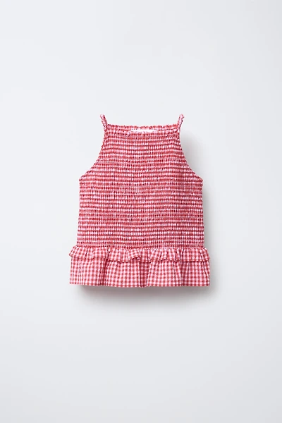 TOP HALTER À CARREAUX VICHY