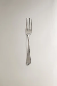 SHINY STEEL SERVING FORK