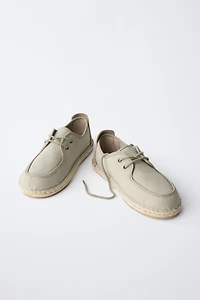 LIMITED EDITION LACE-UP ESPADRILLES