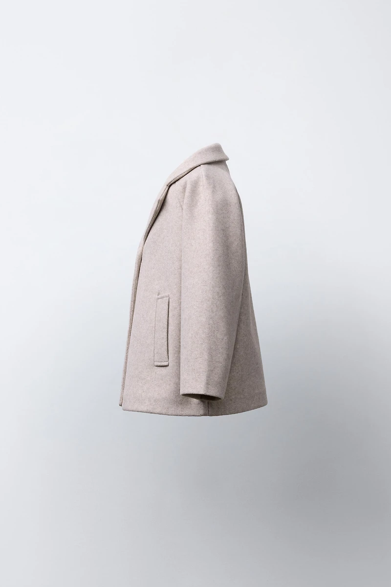 MANTEAU EN DRAP