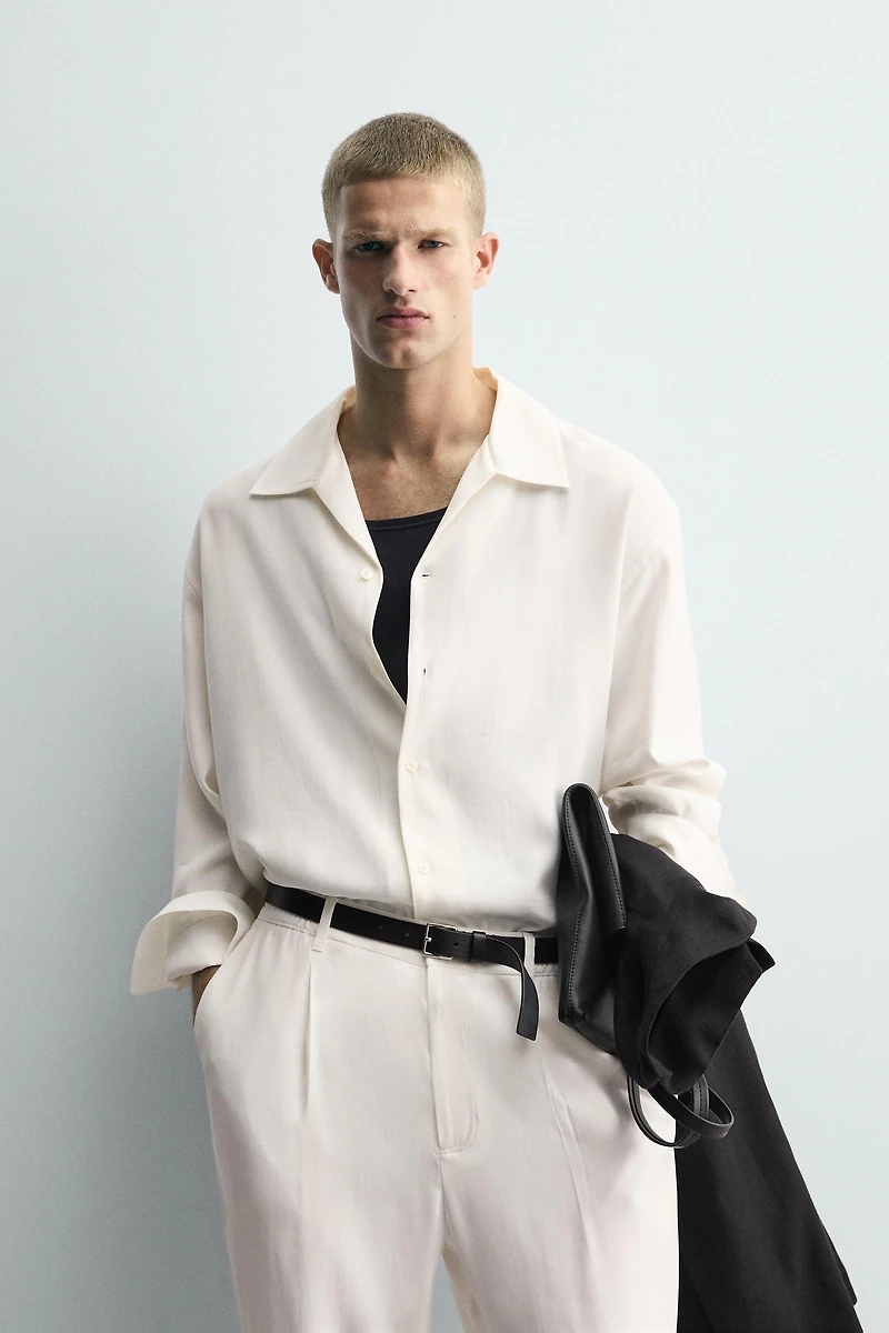 CHEMISE FLUIDE COUPE DÉCONTRACTÉE