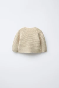 GILET EN GROSSE MAILLE