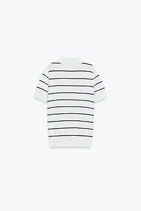 POLO EN MAILLE À MANCHES COURTES