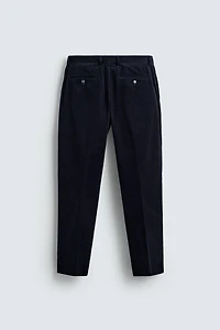 CORDUROY SUIT PANTS