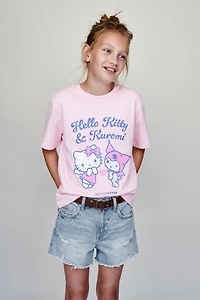 HELLO KITTY AND KUROMI © SANRIO T-SHIRT