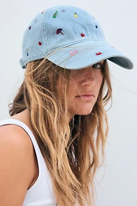 CASQUETTE EN JEAN BRODÉE