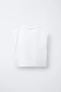 T-SHIRT IMPRIMÉ LACETS