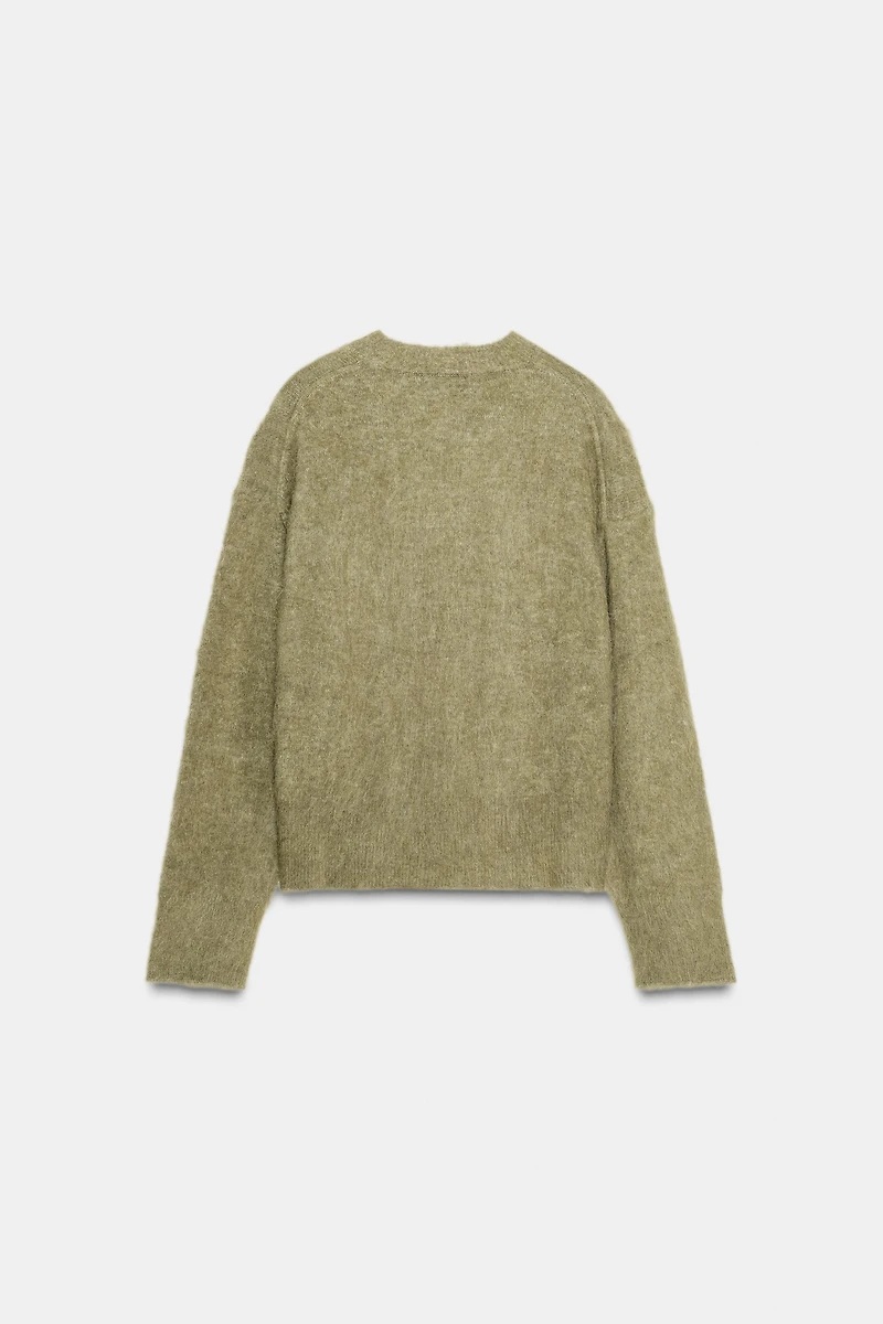 PULL EN MAILLE EFFET BROSSÉ
