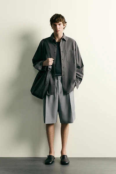 RELAXED FIT CARGO SHORTS