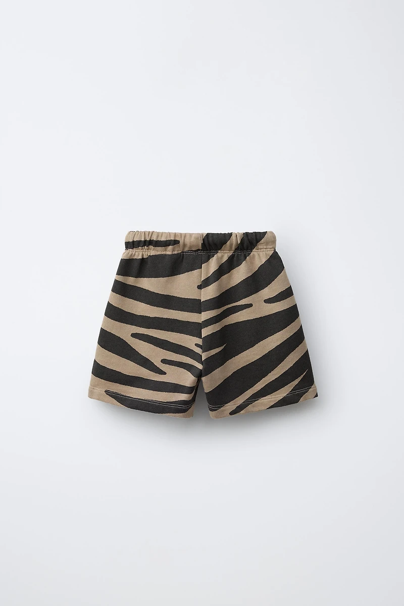 ANIMAL PRINT SHORTS