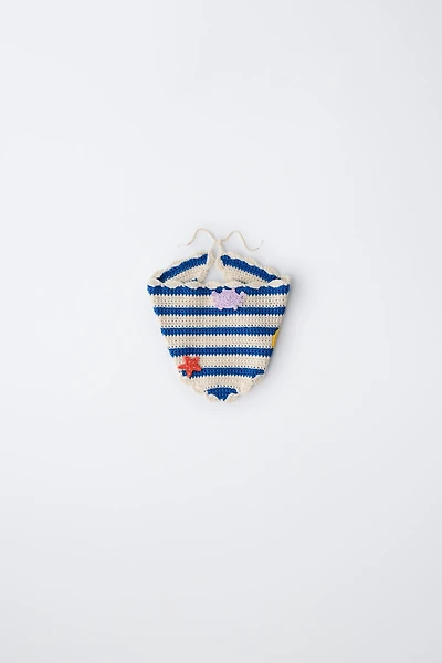 BANDANA EN MAILLE TEXTURÉE CASA LAWA X ZARA KIDS