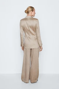 Satin fluid blazer - STUDIO