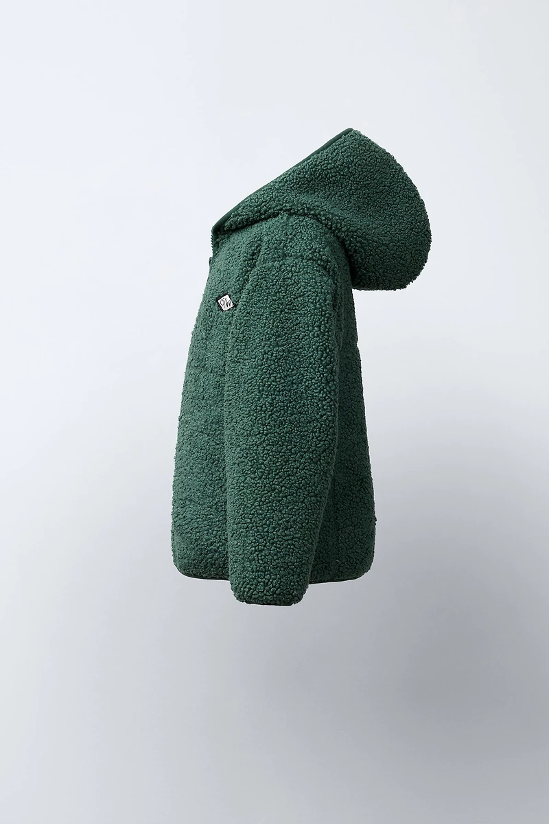 HOODED FLEECE JACKET