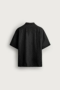 GEOMETRIC JACQUARD SHIRT