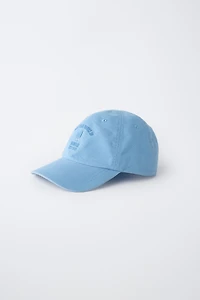 EMBROIDERED WASHED EFFECT CAP