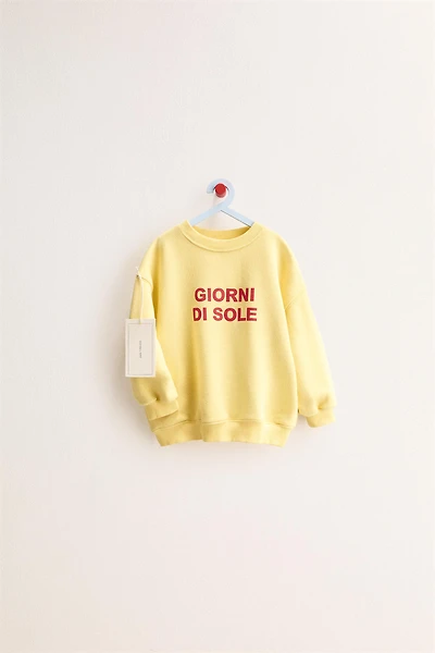 ZARA TIMELESS - TEXT SWEATSHIRT