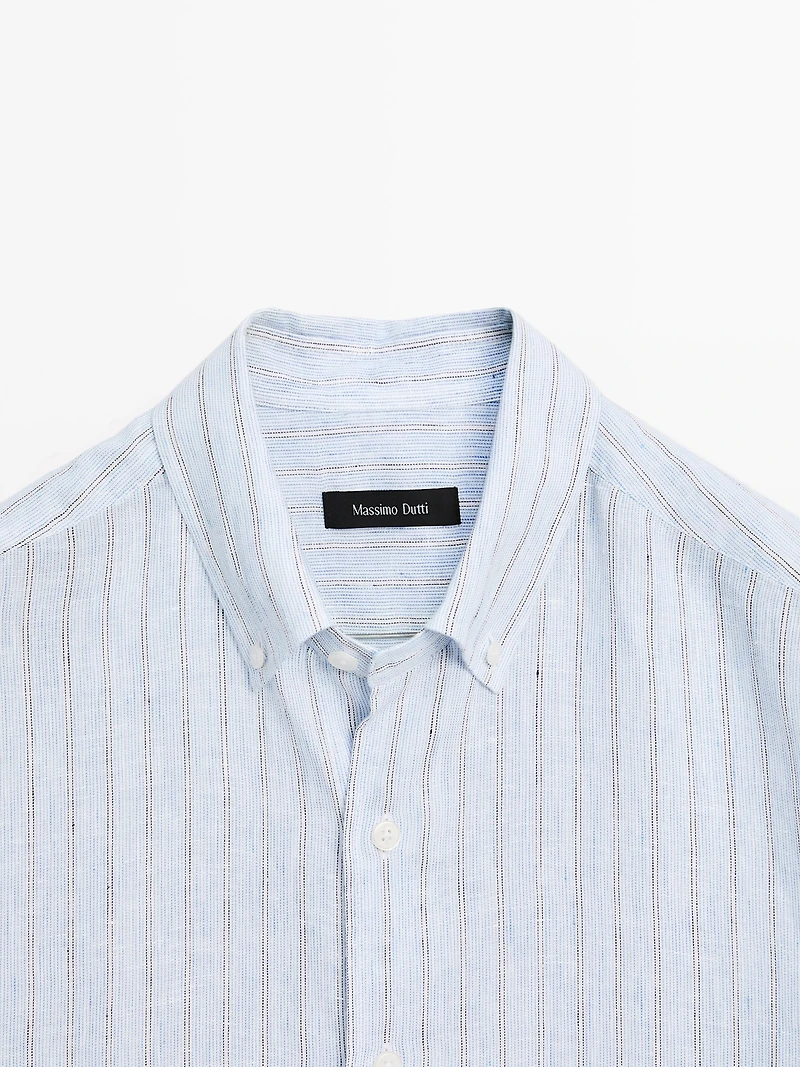 Regular fit striped shirt