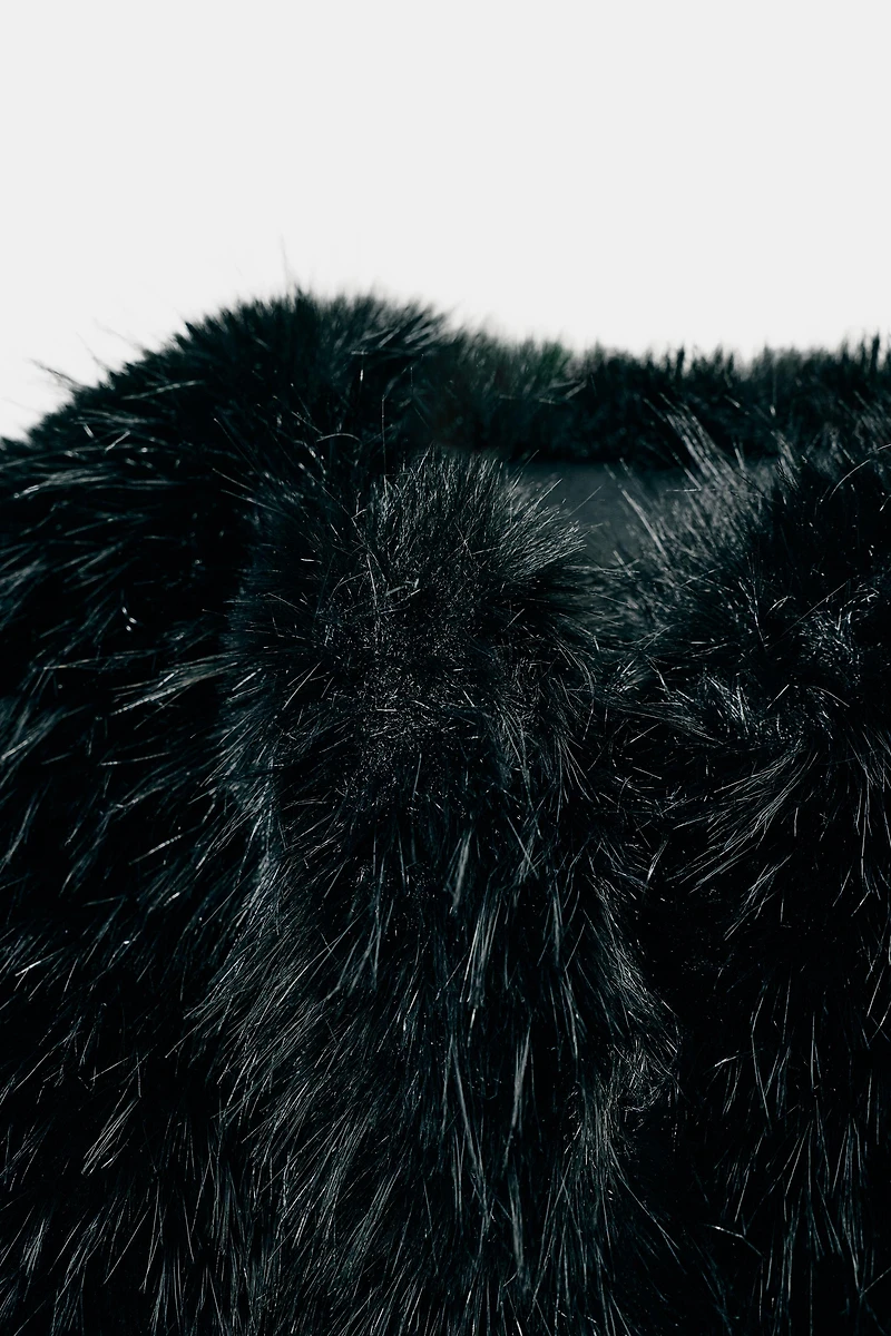 ZW COLLECTION FAUX FUR JACKET