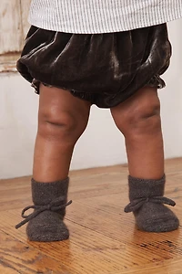 BARBOTEUSE EN VELOURS AVEC SOIE ÉDITION LIMITÉE