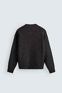 CONTRAST TEXTURED JUMPER